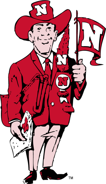 Nebraska Cornhuskers 1962-1973 Mascot Logo iron on transfers for T-shirts